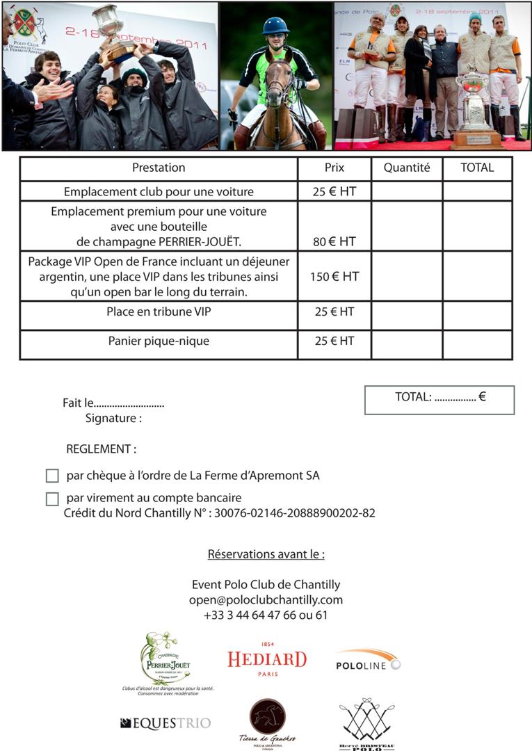 Bulletin de réservation 2012-2-3